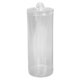thumbnail image 5 of Soporte para almohadillas de algodón cosmético, contenedor dispensador de almohadillas de algodón, contenedor dispensador de almohadillas de algodón, soporte redondo de algodón para maquillaje, construido para profesionales, 5 of 8