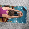 thumbnail image 5 of Christmas Yoga Towel with Storage Bag, 72.8"x26.8", Suitable for Yoga, Pilates, Fitness, Gym Towels, 5 of 6