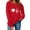 #245-Red, variant on YUNAFFT Valentine's Day Print Sweatshirt for Women Fashion Casual Round Neck Long Sleeve Soft Fleece Daily Wear Tops