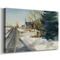 thumbnail image 3 of Congregational Church in Winter- Gallery Wrapped Canvas, 3 of 9