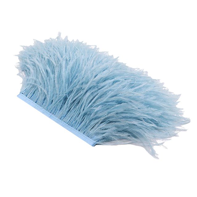 Adorno de flecos de 1 yarda para decoración de ropa de bolso Sunnimix Azul claro Ajuste colorido del cordón