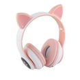 thumbnail image 2 of Auriculares Bluetooth con orejas de gato, transmisión de larga distancia y bajo retardo, auriculares inalámbricos para juegos con Bluetooth para computadora y teléfono, 2 of 12