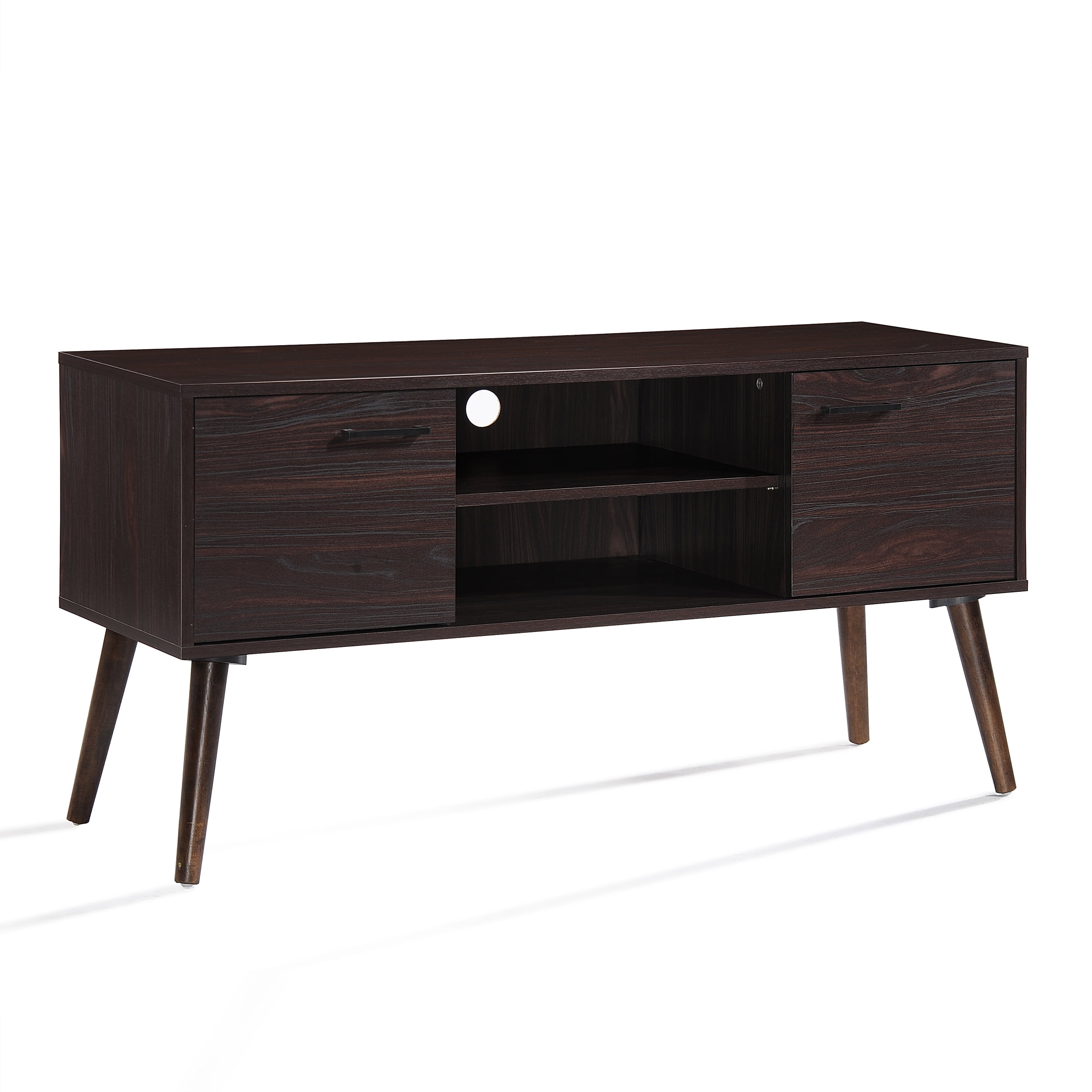 Amal Mid Century Modern TV Stand Console Table Entertainment Center