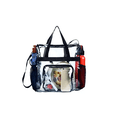 thumbnail image 1 of Bolsa Tote Transparente Aprobada Viaje Trabajo Deportivos, 1 of 3