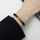 thumbnail image 3 of Pulsera de arcoíris, pulsera de cuerda, pulseras de cuerda de la amistad para y ajustable Negro, 3 of 9
