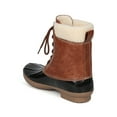 thumbnail image 3 of New Women Two Tone Faux Shearling Lined Lace Up Duck Boot - 17990 By Yoki, 3 of 6
