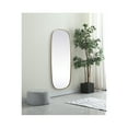 thumbnail image 3 of Elegant Decor Metal Frame Oval Mirror 24x60 Inch in Brass, 3 of 10