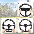 thumbnail image 6 of ZUXONGSY Aztec Ethnic Golf Cart Steering Wheel Covers Universal Car Wheel Cover Sweat-Absorbent Auto Accessories Steering Wheel Dust Cover Anti Slip Cover Club Car Golf Cart Interior Decor, 6 of 7