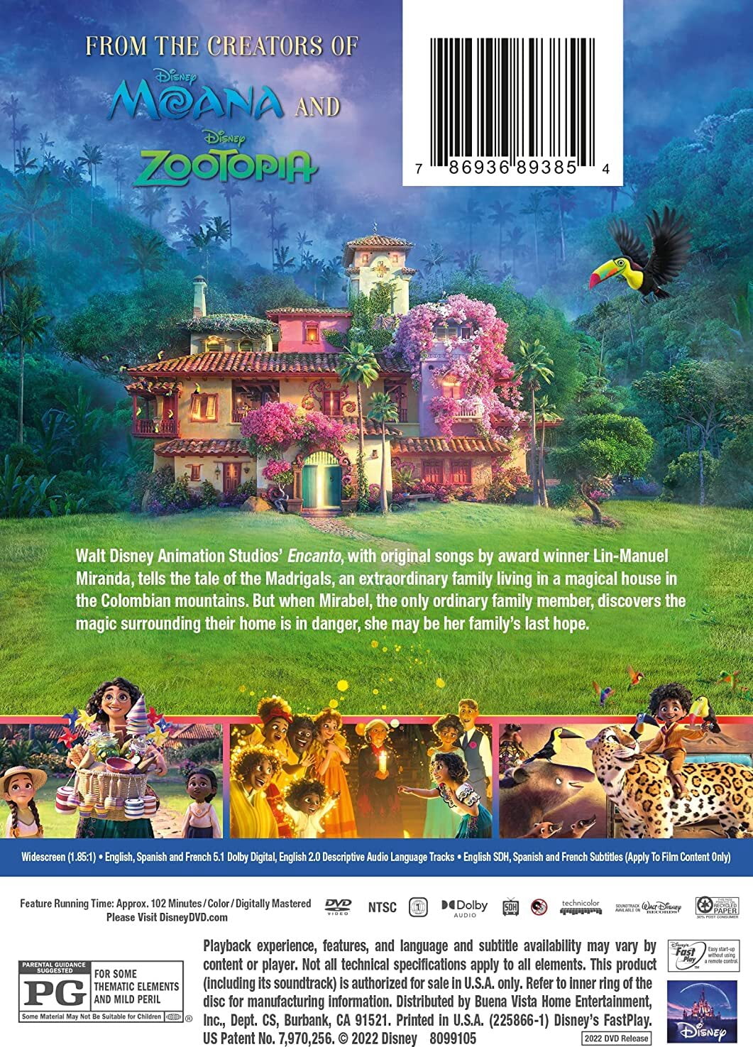 Encanto (DVD) Disney Animation