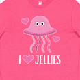 thumbnail image 4 of Inktastic Jellyfish Pink Ocean Creature Youth T-Shirt, 4 of 5