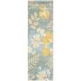 thumbnail image 5 of SAFAVIEH Soho Brooklyn Floral Wool Runner Rug, Blue/Multi, 2'6" x 8', 5 of 9