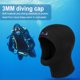 thumbnail image 5 of Gorro de buceo de neopreno Gorro de protección de natación ligero a prueba de frío para hombres y mujeres FLhrweasw Nuevo, 5 of 9