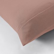 Modern Threads 3-Piece Solid Rose Microfiber Bed Sheet Set, Twin