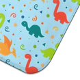 thumbnail image 5 of LightBlue Cartoon Dinosaurs Patterns Pattern Dish Drying Mat for Kitchen 1 Pack, Ultra Absorbent Microfiber Dishes Drainer Mats,16"x18", 5 of 6