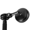 thumbnail image 4 of Pair Motorcycle Rearview Mirror Round Retro 8mm Screw Universal Replacement for Rocker C 2008‑2009, 4 of 4