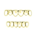 thumbnail image 5 of Unique Bargains 1 Set Fake Grills Hip Hop Teeth Grillz Gold Tone, 5 of 6