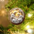 thumbnail image 5 of PALIFEUR Christmas Decorations Nativity Scene Ornaments, Xmas Religious Christmas ​Ornaments, Christian Christmas Nativity 3D Hanging Ornaments for Holiday Party Christmas Tree Decorations, 3.15 inch, 5 of 7