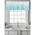 thumbnail image 4 of Abstract Art Valances for Windows Classic Blue Line Gradient Modern Rod Pocket Curtains Valance Short Window Treatment Drapes for Living Room, Bedroom Bathroom 60"&nbsp;W x 18" L, 4 of 5