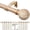 Brown, variant on 1" Diameter Heavy Duty Adjustable Wood Curtain Rod 32-144 Inch, Rust-Proof Indoor & Outdoor Pole with Imitation Wood Grain Leaf Finials, Sturdy Modern Decorative Rod, Coffee Brown