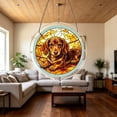 thumbnail image 3 of Acrylic Puzzles Suncatcher Window Hanging, Colorful Dog Sun Catcher for Door Home Decor Animal Suncatcher Christmas Mother's Day Birthday Gifts for Women Men, 3 of 5