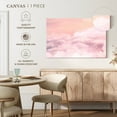 thumbnail image 5 of Elephant Stock Cotton Candy Sunset Wall Art - Horizontal Canvas Wall Art - Living Room Wall Decor - Nature Canvas - Pink And Beige Decor - 12" x 8", 5 of 6