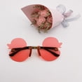 thumbnail image 4 of CSChome Children Sunglasses Children Sunglasses Duckling Shape Translucent UV Block Sunlight Eye Protection Photo Prop Girls Vacation Summer Beach, 4 of 6