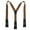 Tan, variant on Elastic Button-End Y-Back Suspenders (Men Big & Tall)