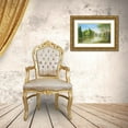 thumbnail image 3 of Glassl, Helmut 32x21 Gold Ornate Wood Framed with Double Matting Museum Art Print Titled - Beautiful Lake, 3 of 4