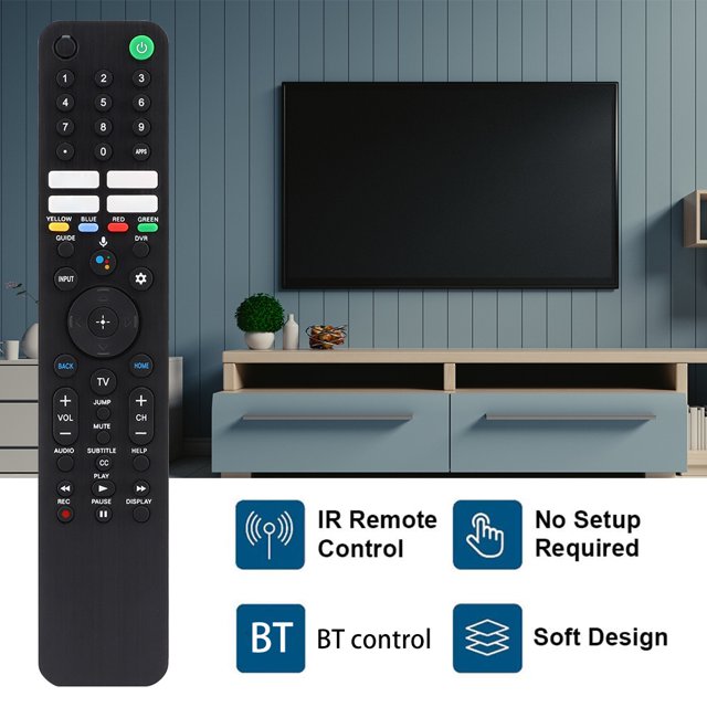 RMF-TX520U reemplazó el control remoto de voz compatible con Bluetooth para Sony Bravia TV/KD/XR