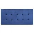 thumbnail image 5 of Maklaine Contemporary Soft Velvet Ottoman in Navy Blue Finish, 5 of 5