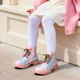 thumbnail image 2 of Botas DREAM PAIRS para Niñas Talla 9 con Brillo Arcoíris Rosa, 2 of 7