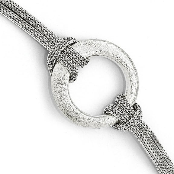 Sterling Silver Textured Bracelet