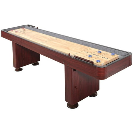 Hathaway 9' Shuffleboard Table, Dark Cherry Finish