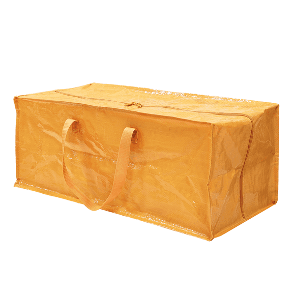 Mainstays Heavy Duty 20 Gallon Orange Storage and Moving Bag with Dual Handles and Backpack Straps