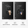 thumbnail image 2 of Black Dry Erase Board, 48'' x 36'' Magnetic Large Black Glass Board Frameless Wall Mounted Glass Whiteboard for Office, School & Home with 1 Acrylic Marker Tray & 3 Strong Magnet, 2 of 6