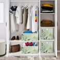 thumbnail image 6 of Cabinet Storage Basket 11.02x11.02x11.02 Inches Storage Box Foldable, Storable and Easy to Assemble ，Open Home Storage Bins ，Closet Storage Bins Green Leaf, 6 of 8