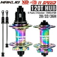 thumbnail image 3 of NanLio XM820 Mountain Bike Hubs 120T Bicycle Hubs Sealed Bearing Hub 28/32/36 Holes Disc Brake Bicycle Hub 8 9 10 11 12Speed, 3 of 10