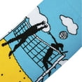 thumbnail image 4 of Cool Socks Beach Volleyball Fun Print Novelty Crew Socks for Men, 4 of 6