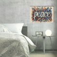 thumbnail image 6 of 16x24 inch 'Peace' Slogan Flowers Plants Canvas Frameless Picture,Home Decor Yard Garden Accessory,Funny Bedroom,Kids Room,Study Wall Decor Art Poster & Prints,For Flowers & Peace Lover Gift, 6 of 6
