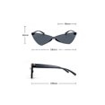 thumbnail image 3 of Triangle Cat Eye Sunglasses For Women, 3 of 3