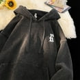 thumbnail image 4 of Mens Vintage Hoodies Distressed  Hooded Sweatshirt Graphic Pullover, 4 of 5