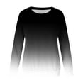 thumbnail image 5 of Dyegold Womens Casual Long Sleeve Sweatshirt Crew Neck Cute Gradient Pullover Tops Oversized Sweater Shirt Fall Fashion 2023, 5 of 5