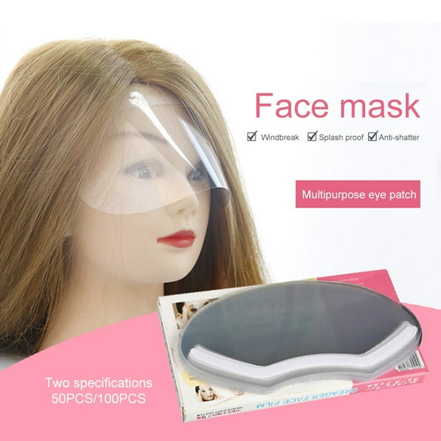 Laque pour Visage, Protectrice Jetable Transparente pour Teinture des Yeux