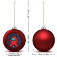 thumbnail image 2 of Bolas de Navidad Among Us Adornos colgantes navideños Adornos para árbol de Navidad, 2 of 4