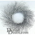thumbnail image 1 of Pack of 1, 30 Inch Silver Quail Brush Wreath for Holiday, Season, Home and Event Décor, 1 of 1