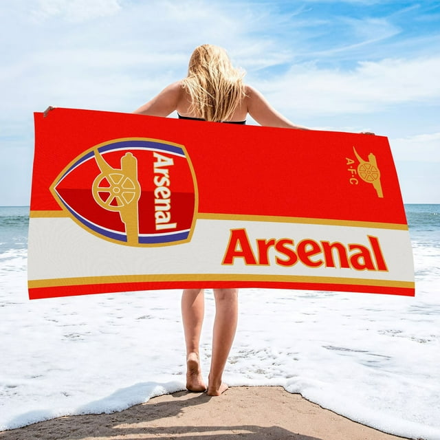 Football fan souvenir Arsenal beach towel, absorbent towel, sweat towel