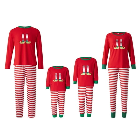 

Christmas Family Matching Pajamas Dad Mom Kids Baby Xmas Sleepwear