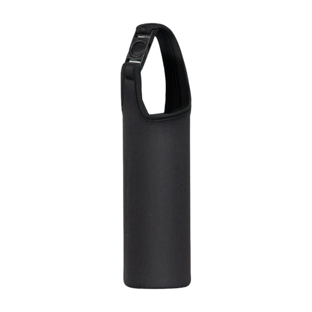 Funda de neopreno PU Naiovety para botella de agua protección duradera Negro