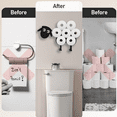 thumbnail image 3 of Sheep Toilet Paper Holder for Extra 8 Rolls, Wall Mounted Decorative Toilet Paper Storage, Farmhouse Bathroom Unique Decor Freestanding Toilet Paper Cabinets Over The Toilet Storage, 3 of 6