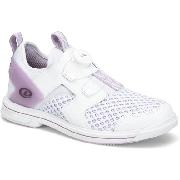 Dexter Women’s DexLite Pro BOA White Lavender Right Hand Bowling Shoes - 5